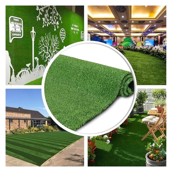Synthetic Artificial Grass Turf 3FTX9FT for Indoor Outdoor Dog Synthetic Grass Mat, Party Wedding Christmas Balcony Garden Astro Turf Rug,Drainage Holes Faux Fake Grass Rug Carpet for Pets