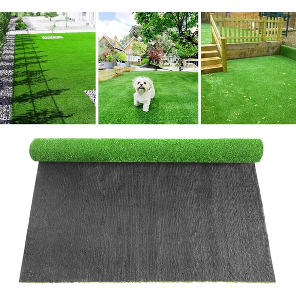 Synthetic Artificial Grass Turf Outdoor Runner Rug 3FTX10FT (30 Square FT) Reusable Dog Pee Pads Potty Training Rug Grass Pet Carpet for Patio Garden Lawn Balcony Landscape with Drainage Holes