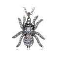 thumbnail image 1 of Synthetic Black Crystal Rhinestones Tarantula Spider Insect Bug Pendant Necklace, 1 of 5