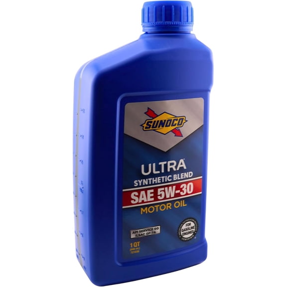 Synthetic Blend Motor Oil SAE 5W-30 Sunoco Ultra API SQ/ILSAC GF-7A 1 Quart