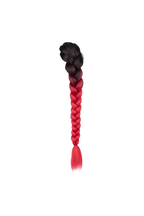 Synthetic Braided Drawstring Ponytail Hair Extensions Wrap Around Long Hairpiece For Women Daily Use