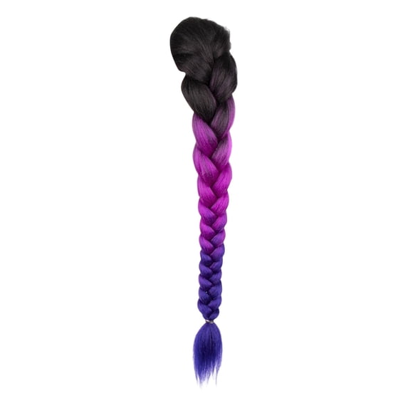 Synthetic Braided Drawstring Ponytail Hair Extensions Wrap Around Long Hairpiece For Women Daily Use