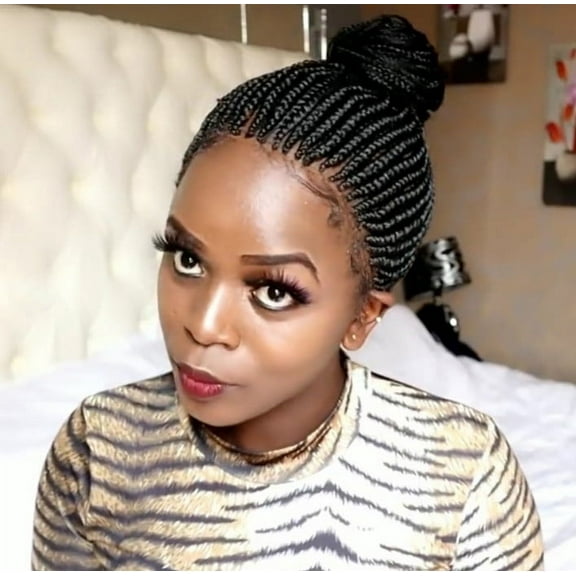 Synthetic Braided Wigs for Women Lace Front Braided Wigs Box Braided Wigs Heat Resistant Fiber