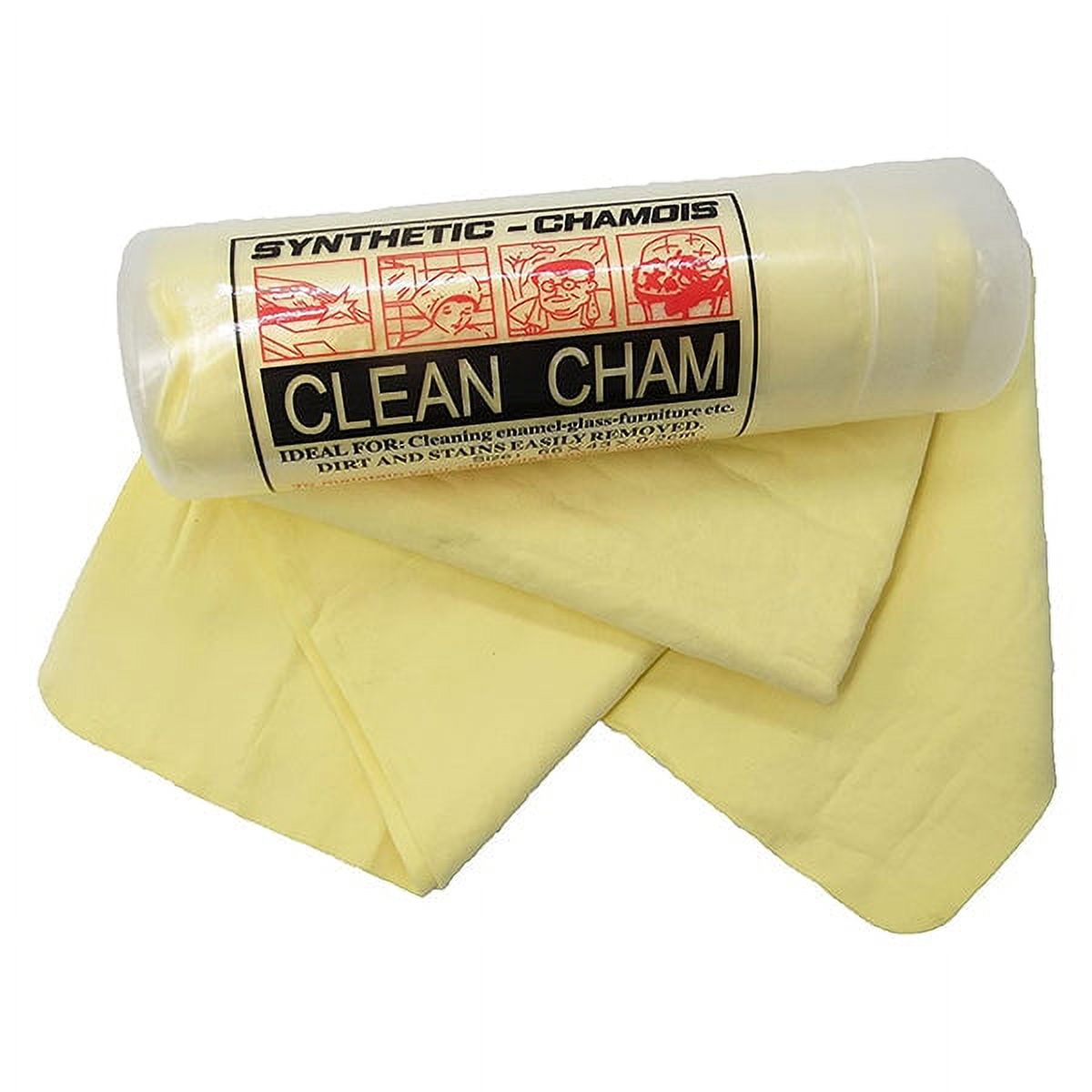 Synthetic-Chamois Cleaning Towel + Storage Case - Super Absorbent -  Scratch-Free