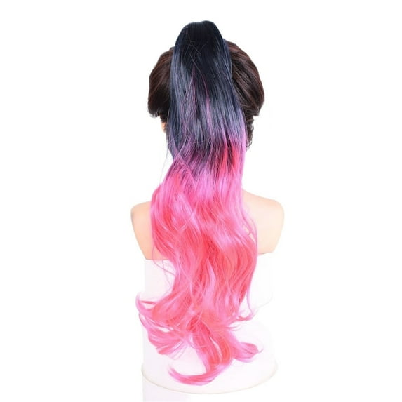 Synthetic Claw Clip Ponytail Extension Long Wavy Ponytails Hairpiece Look Easy Styling