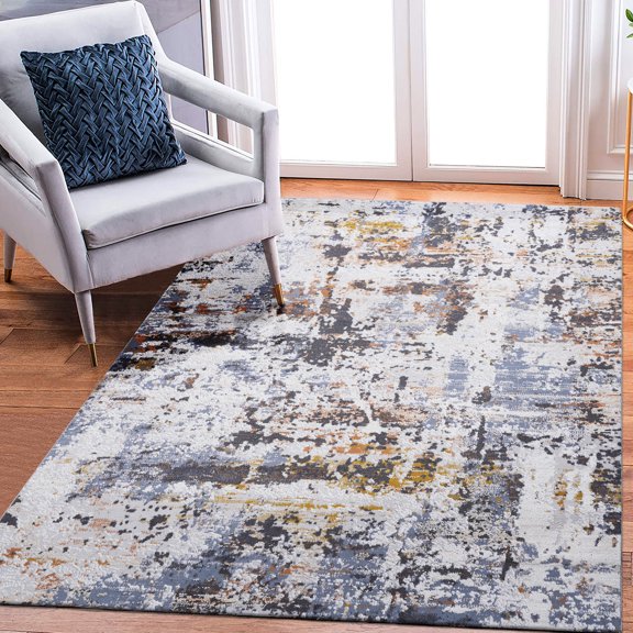 Synthetic Fiber Construction | For Entryway and Bedroom Use | Comfortable Underfoot and Durable Rug