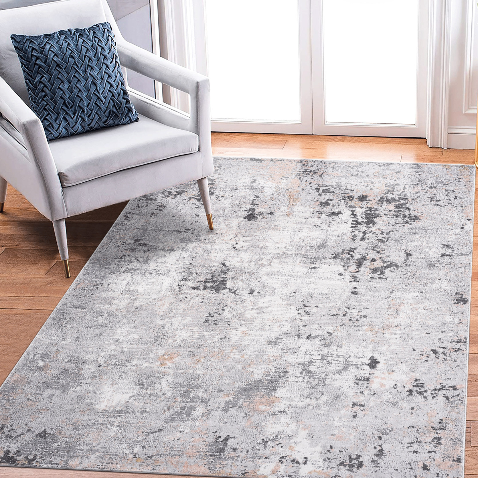 Synthetic Fiber Construction | Works Well in Bedroom & Living Room ...