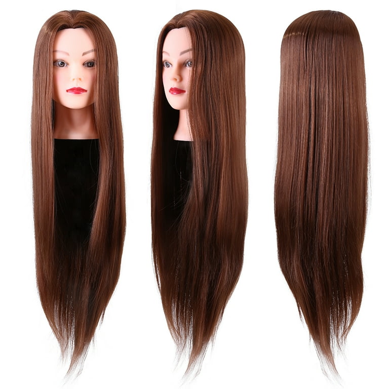 Female Mannequin Training Doll Head with Hair Hairstyles Hairdressing  Practice