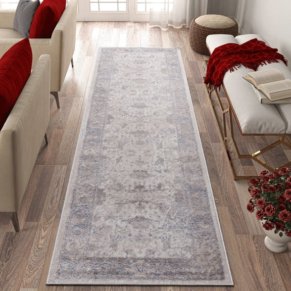 Synthetic Fiber Loop Pile | Works Well in Home Office and Study | Soft Underfoot Area Rug