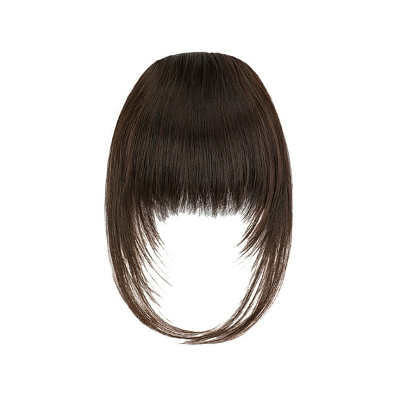 Synthetic Fibre Bangs Clip In Hair Extension Women Natural Fringed Hairpiece