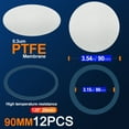 thumbnail image 1 of Synthetic Filter Paper Sticker 90 mm 0.2 μm PTFE Filter Disc Strong Adhesive Patch for Buchner Funnel Mushroom Cultivation (12pcs), 1 of 2