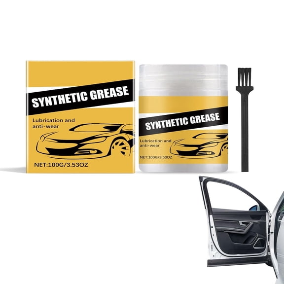 Synthetic Grease for Cars, Heavy-Duty Car Care Grease,Multipurpose Lubrication for Car, Grasa para Puertas De Carros, for Door, Wheel Bearing, and Maintenance Grease, Against Rust Corrrosion (1PC)