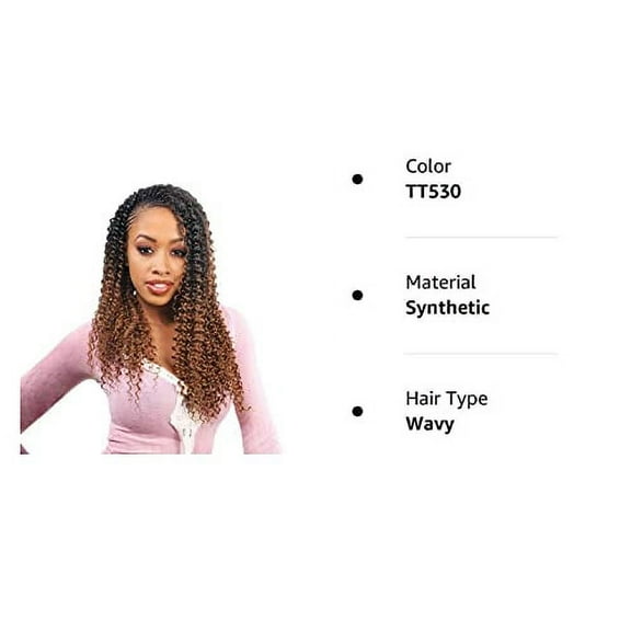 Synthetic Hair Braids FreeTress Water Wave Bulk 22" (6-Pack, TT530)