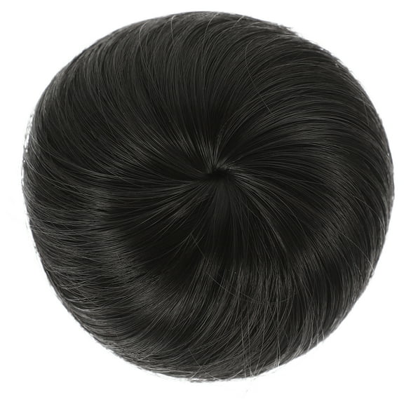Synthetic Hair Bun Wig Hair Chignon Wig Hair Plate Tool Hairpiece Wig Khaki