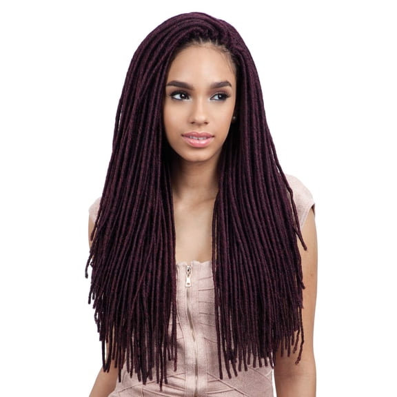 Synthetic Hair Crochet Braids 2X Soft Medium Faux Loc 20" (6-Pack, 1)