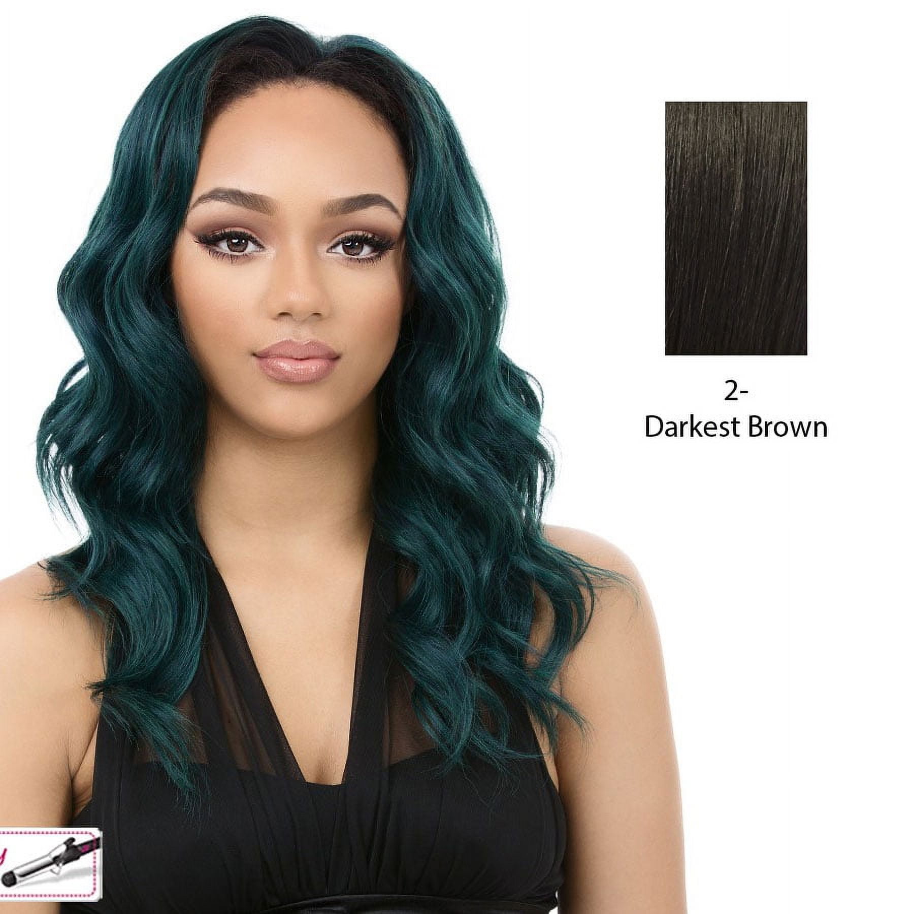 Synthetic Half Wig Aw Dallas Girl Darkest brown