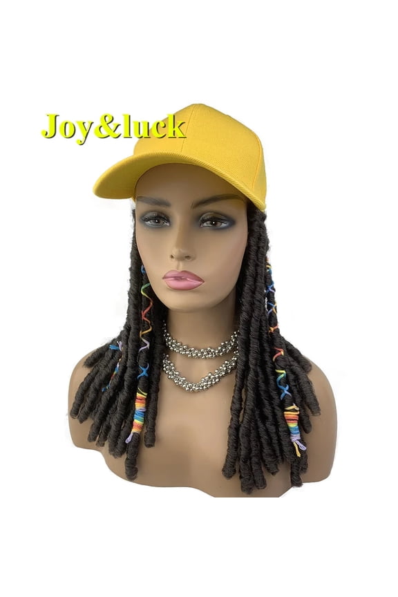 Synthetic Hat Dreadlock Wigs for Women & Girls. Daily Use, High Quality Baseball Cap Dreadlock Wigs