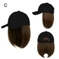 thumbnail image 1 of Synthetic Hat with Wigs Short Straight Bob Wig Baseball Wig] Heat Resistant Z2J8, 1 of 9