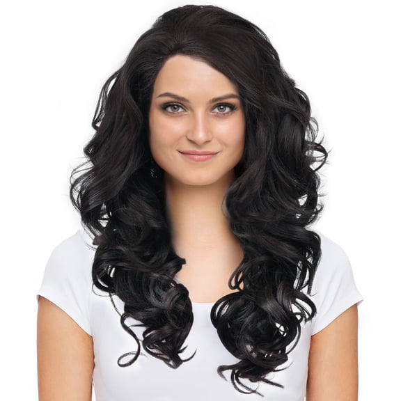 Tirrinia Synthetic Lace Front Curly Wigs Chrissy Teigen Inspired Medium Length Nature Wave Heat Resistant Hair for Women