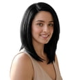 thumbnail image 1 of Synthetic Lace Front Straight Wig Short Bob Megan Fox Inspired L Part Heat Resistant Hair for Women by Tirrinia, 1 of 7