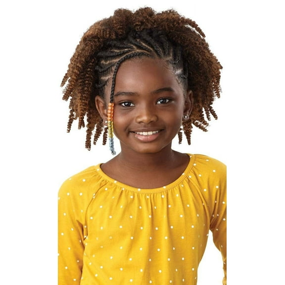 Synthetic Lil 3X Looks Crochet Braid - SPRINGY AFRO 10" (Color:2 Dark Brown)