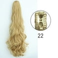 thumbnail image 1 of Synthetic Long Straight Claw Clip On Ponytail Hair Extensions 24Inch Heat Resistant Pony Tail Hair piece For Women Daily Party, 1 of 10