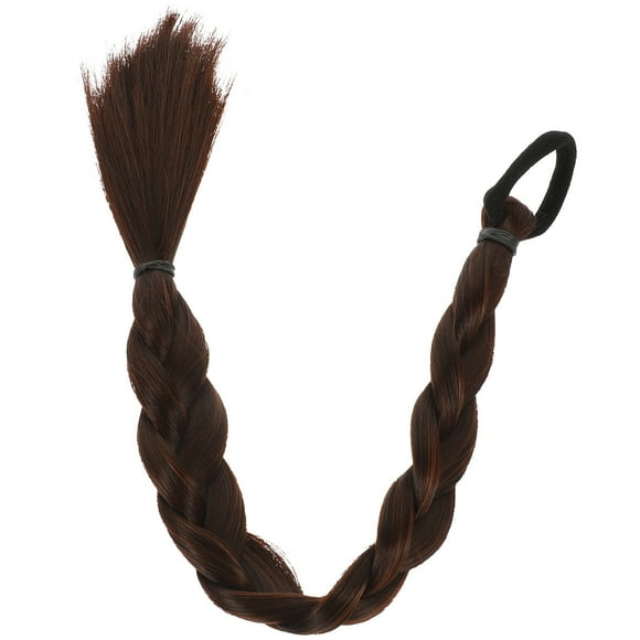 Synthetic Long Straight Hair Extensions Ponytail Braided Ponytail Extension