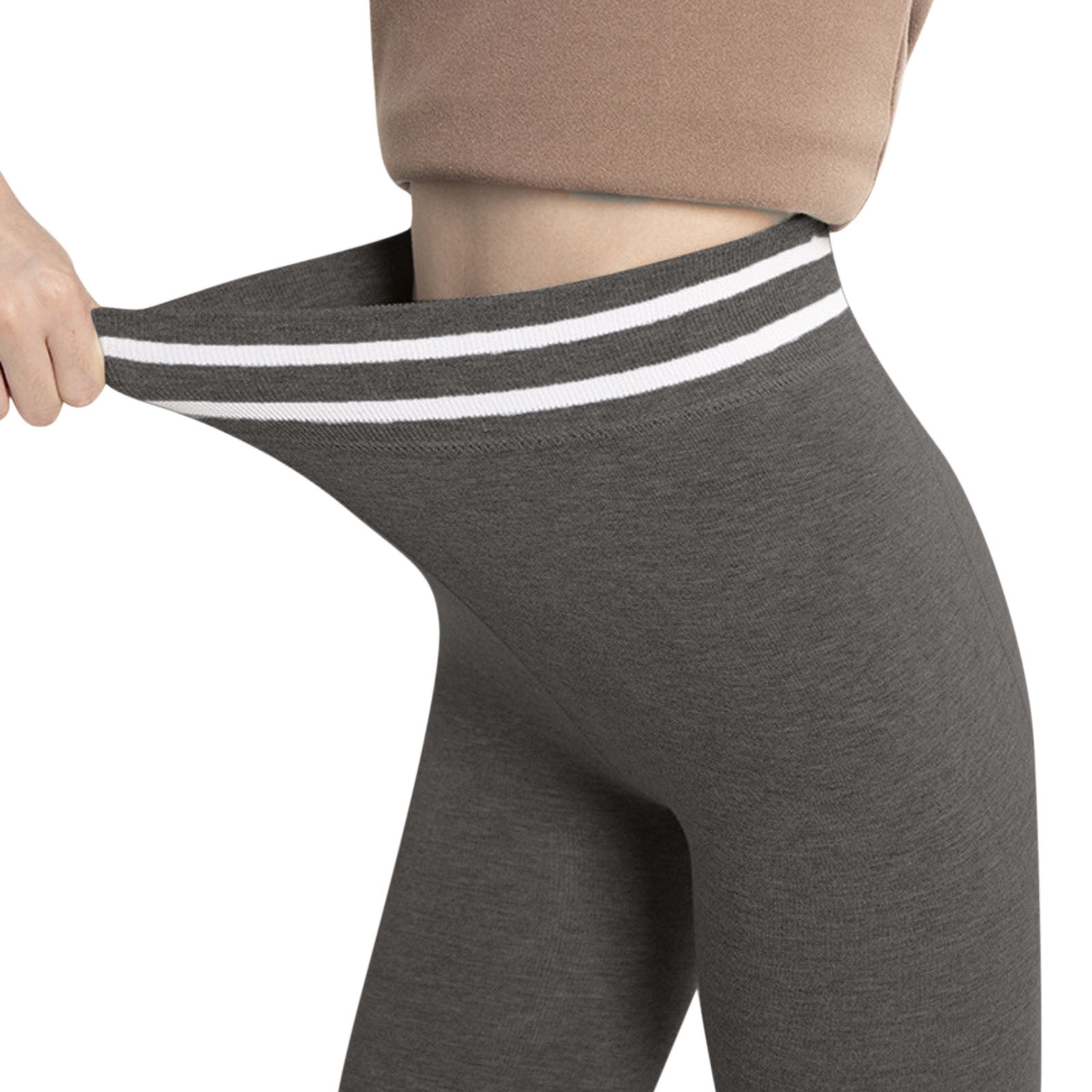 Synthetic Long Underwear Men Womens Snow Pants Long Pants Fashion Lady Leggings Trousers Color Women Solid Leisure Warm Tight High Waist Pants 32 Heat