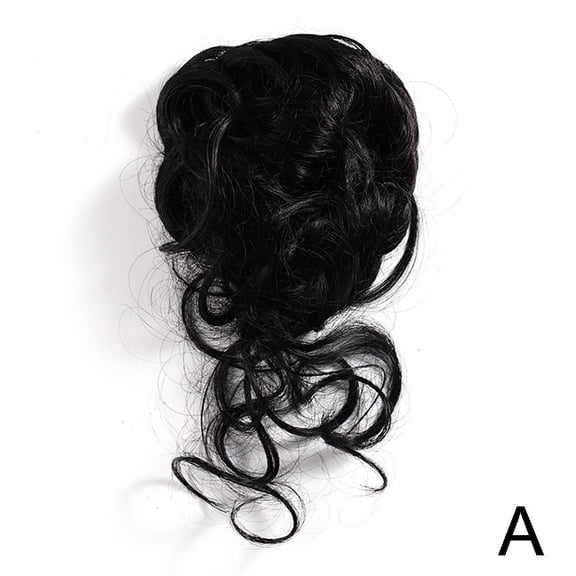 Synthetic Messy Curly Hair Buns Claw Clip In Hair Extension Chignon Updo E1n6 Accessories Cover For Women Hair Hairpiece