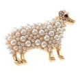 thumbnail image 1 of Synthetic Pearl Sheep Brooch, 1 of 3