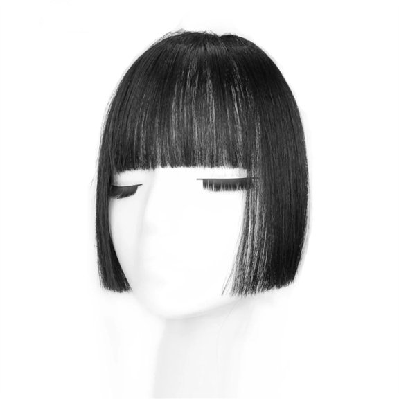 Synthetic Princess Cut Bangs Wig Female Bangs Hair Fake Bangs Natural Forehead Wig Piece