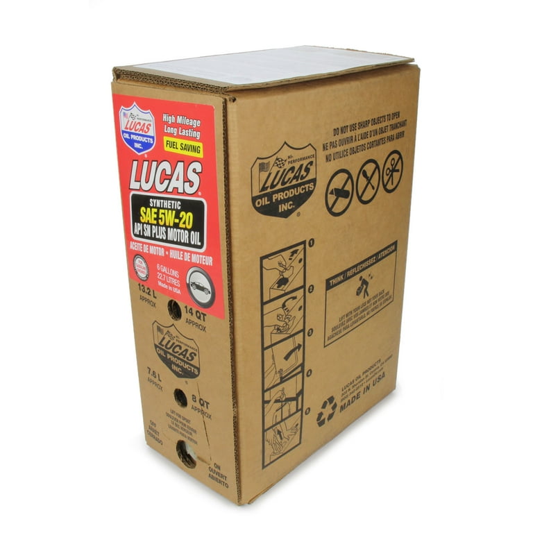 Lucas Oil 5W20 Motor Oil - 6 Gallon Bag in Box Lucas Oil 5W20 Motor Oil - 6 Gallon Bag in Box
