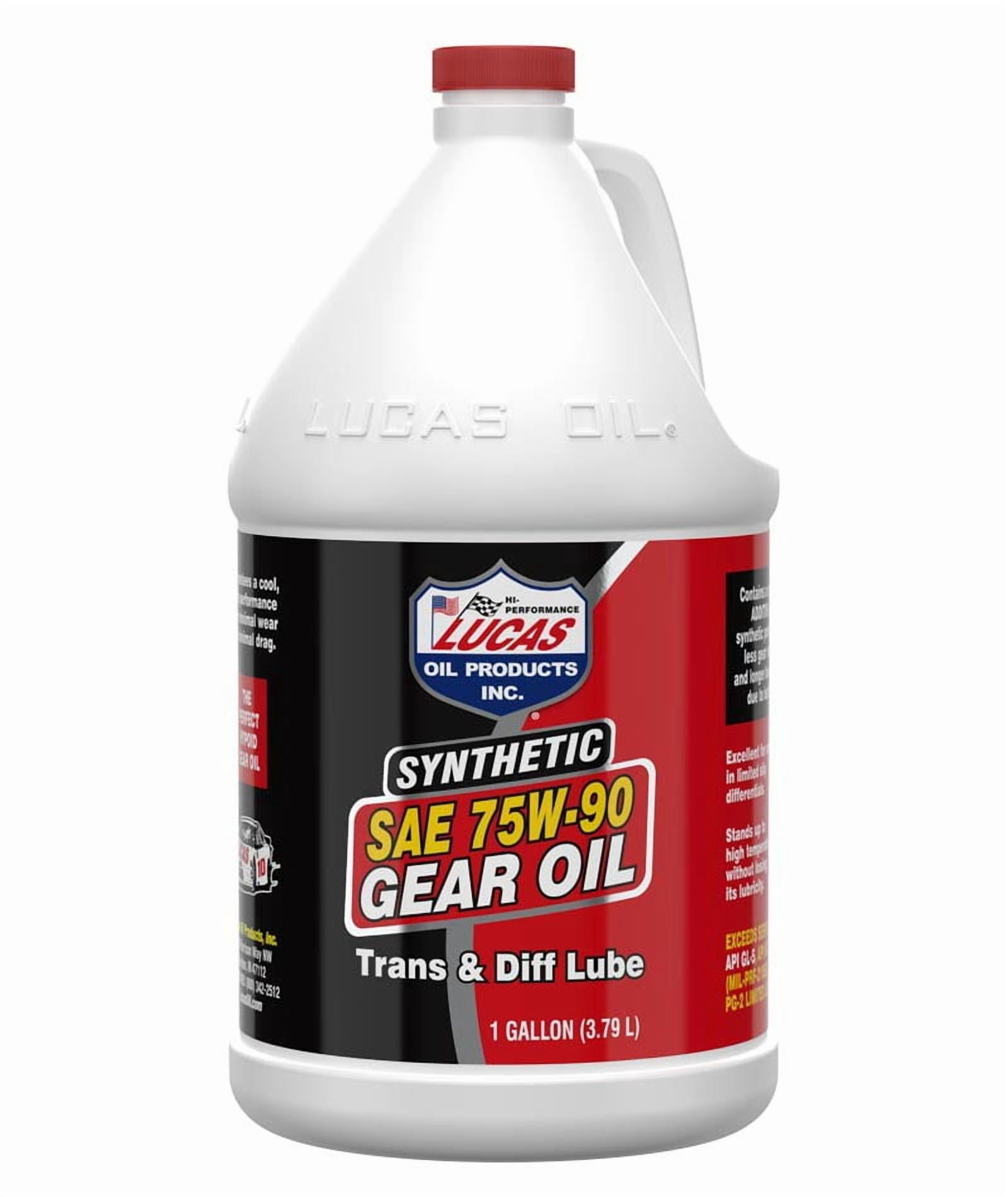 Lucas Synthetic SAE 75W-90 Trans and Diff Gear Oil Gallon