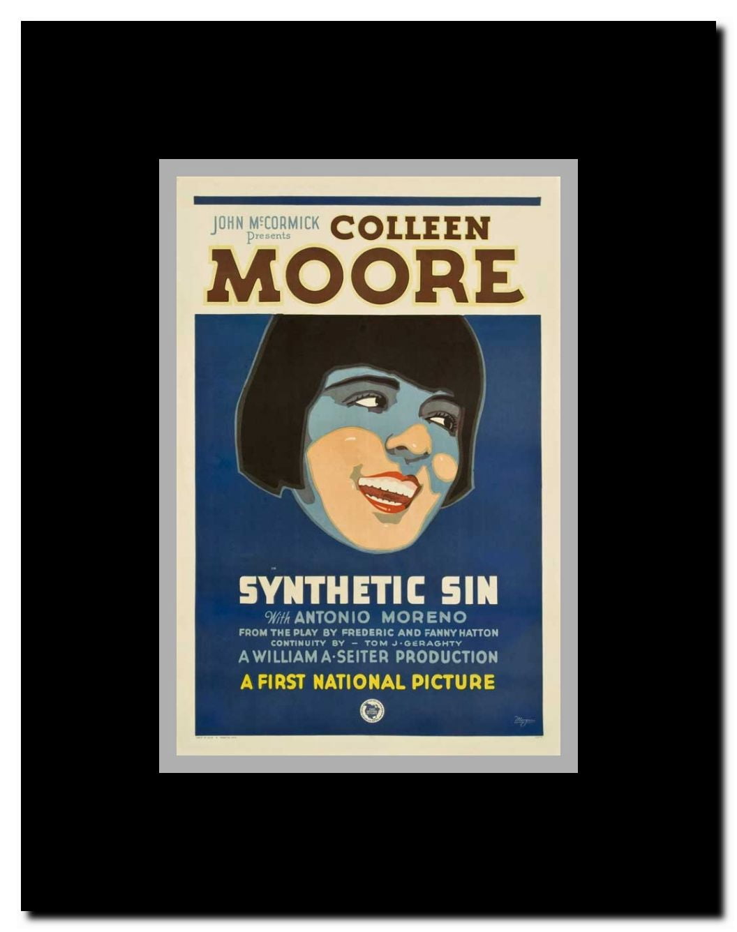 Synthetic Sin Framed Movie Poster