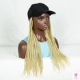 thumbnail image 1 of Synthetic Twist Braid Extensions with Baseball Cap. Machine Made Braided Hair Extensions, Passion Twists, 1 of 8
