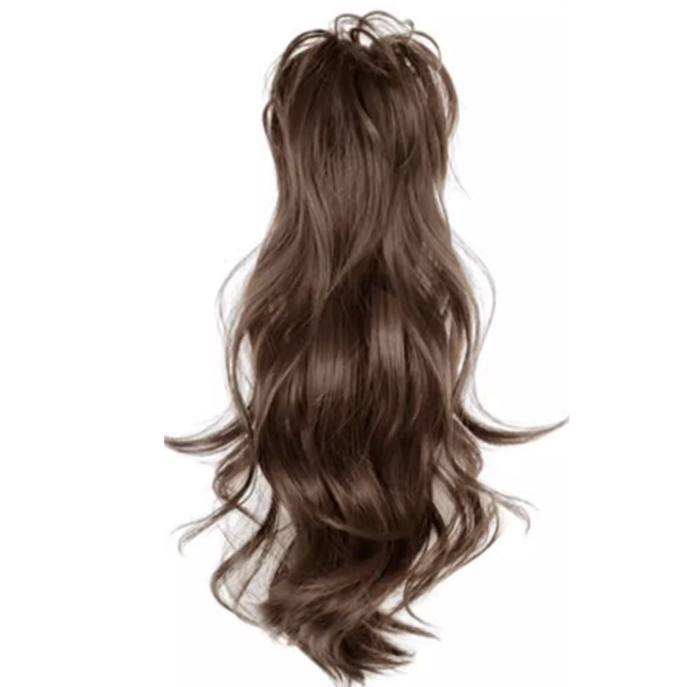 Synthetic Wavy Ponytail Extension Hairpiece Short Curly Claw Clip Ponytail For Women Heat Resistant Pony Tail Clip Fake Hair