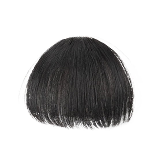 Synthetic Wig Air Bangs Natural Short Brown Blond Black Fake Hair Fringe Extension Clip in Hair Pieces
