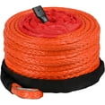 thumbnail image 1 of Synthetic Winch Rope 3/8" x 60ft Dyneema 12 Strand Winch Cable Car Tow Recovery Cable Winch Line Recovery Kit Winch Replacement Cable（Orange）, 1 of 7