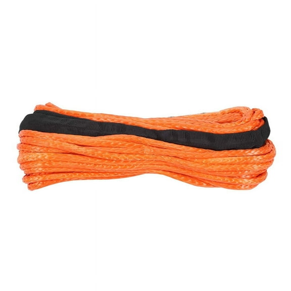 Synthetic Winch Rope, Orange1/4 x 50Ft Rope Line Cable for ATV UTV SUV Truck Boat