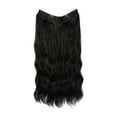thumbnail image 1 of Synthetic Wire Hair Extension - 16 Inch, Wave Curly - Clip-In, Transparent Headband, Adjustable - for Women, Thickening/Lengthening Hair, 1 of 3