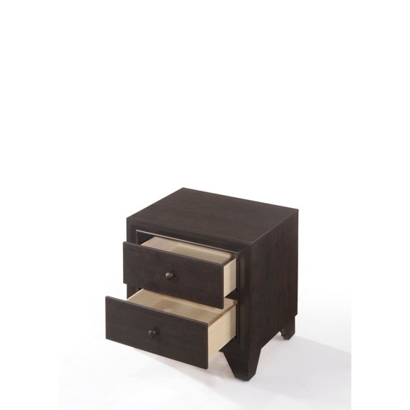 Synthetic Wood Composition - Single Knob Drawer Hardware - Bedroom Nightstand - Durable and Functional