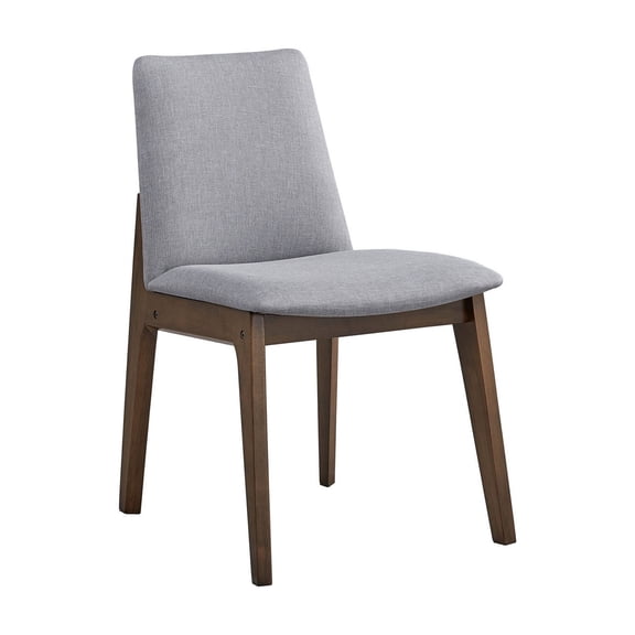 Synthetic Wood Light Gray Side Chairs / Stable Seating for Meals