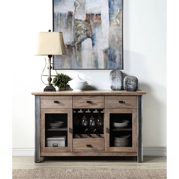 Synthetic Wood Server, Manual - Close Drawers | Bathroom Storage, Store Toiletries