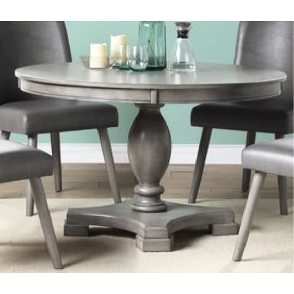 Synthetic Wood, Single Pedestal Base | Ideal for Cozy Dining | Functional and Attractive Table