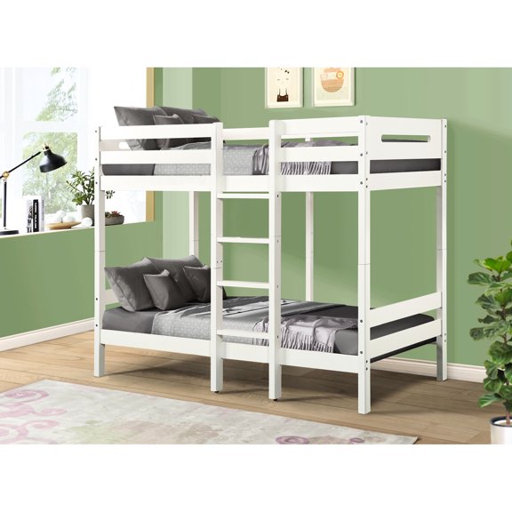 Synthetic Wood - Slat System Included - Shared Room - 300lbs Weight Capacity Bunk Bed