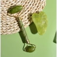 thumbnail image 1 of Synthetics Jade Roller & Gua Sha Scraper Face Massager Set for Skincare Routine - Enhance Blood Circulation & Reduce Puffiness, 1 of 8
