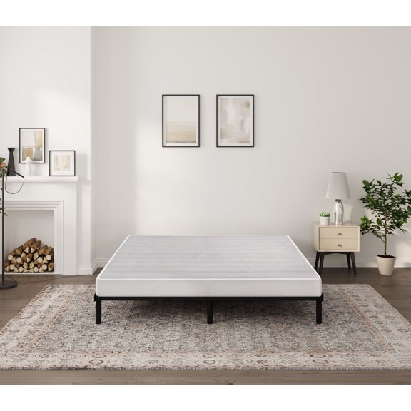 Arctus 5 inch King Metal Box Spring, Mattress Foundation with Fabric Cover, Easy Assembly