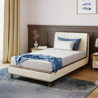 SynthoSpace 8 inch Memory Foam Mattress, Twin Size Mattress in a Box, Medium Firm