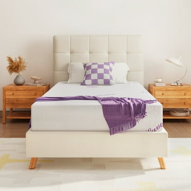 SynthoSpace Twin Mattress, 8 inch Memory Foam Mattress in a Box, Medium