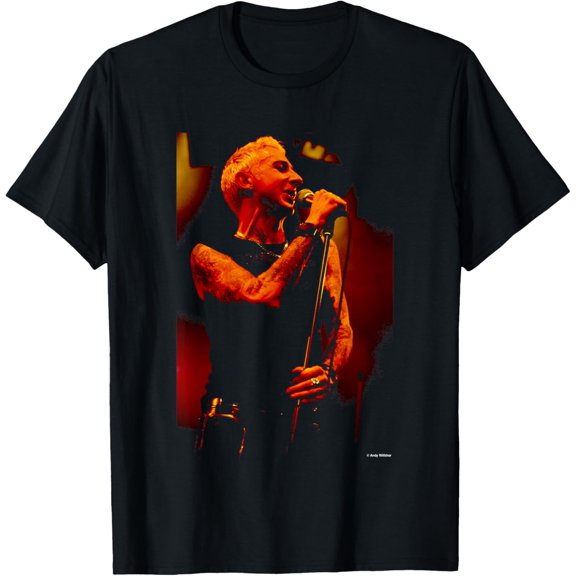 Synthpop Singer New Wave Live Concert Performance Photo T-Shirt